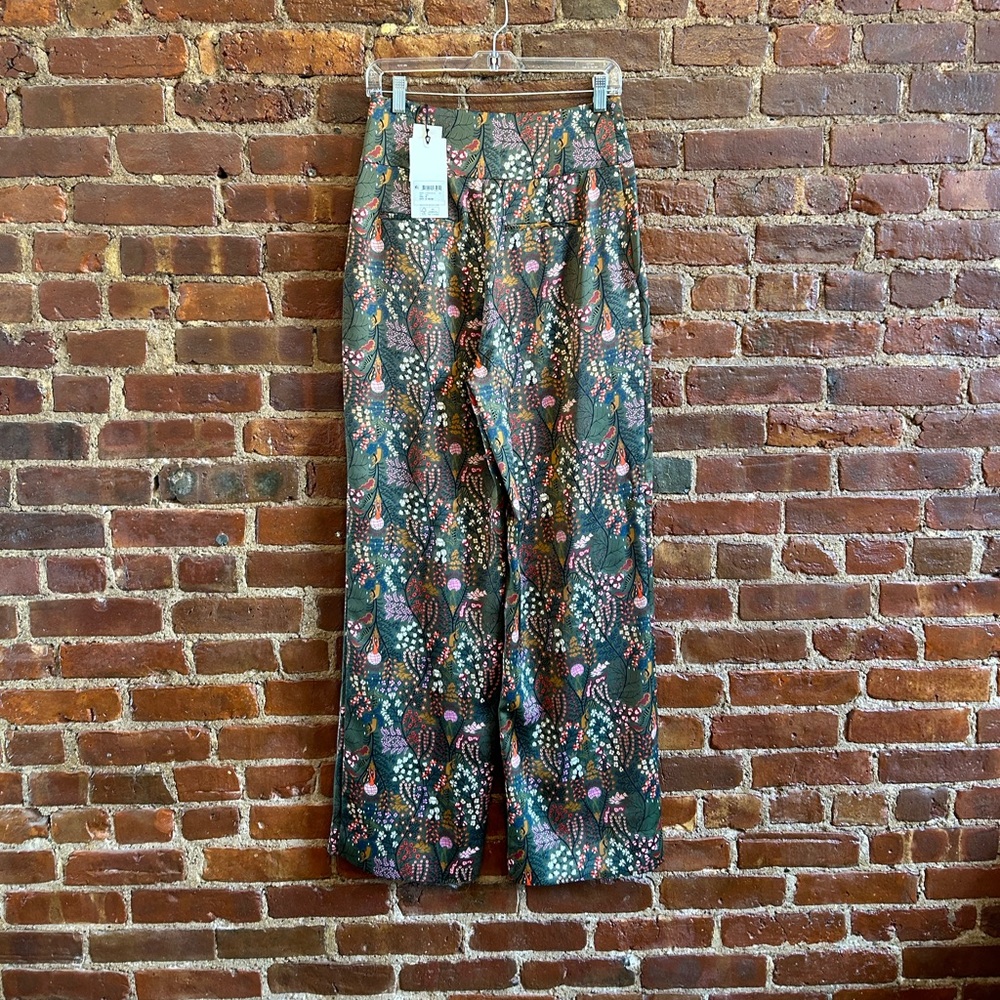 NWT Scotch & Soda botanical inspired print pants - size Small - Picture 7 of 9